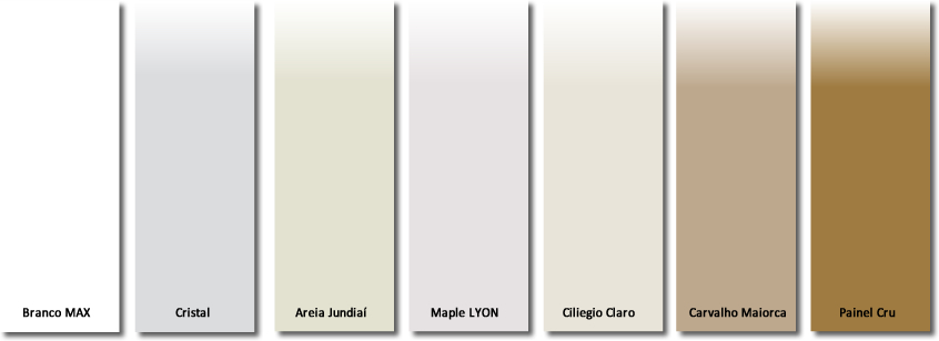 Cores de Divisórias