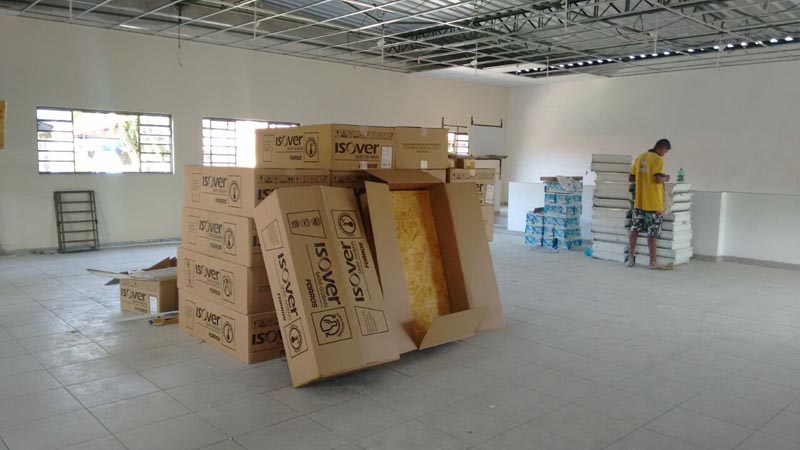 Forro de Lã de Vidro